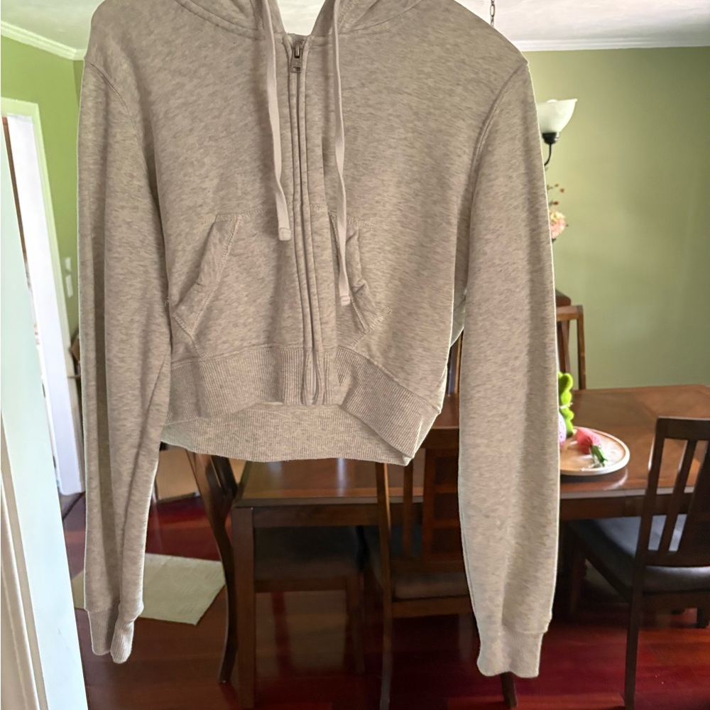 Hollister Light Gray Women's Hoodie